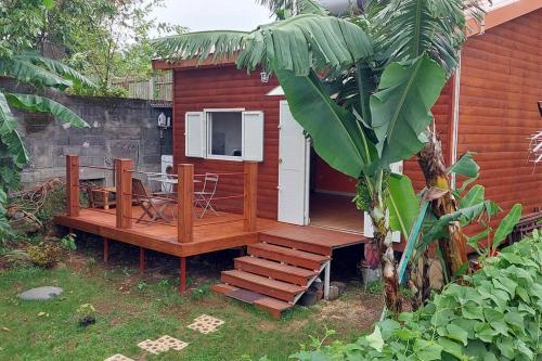 Zahrada ubytování Chalet les Azalées