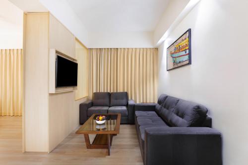 Posezení v ubytování Keys Lite By Lemon Tree Hotels Sreekanya
