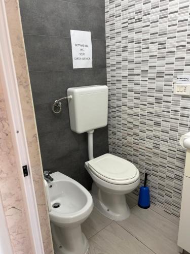 Koupelna v ubytování Casa Mariangela