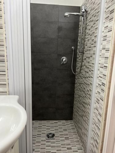 Koupelna v ubytování Casa Mariangela