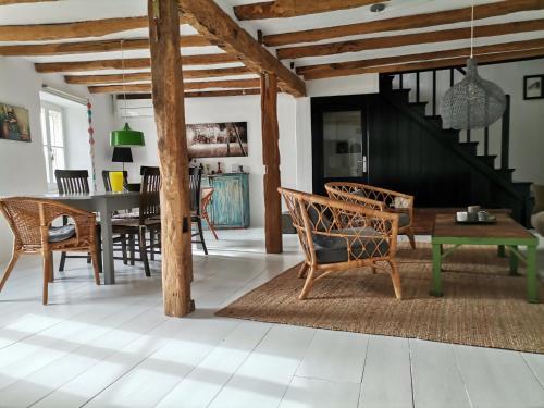 Χώρος καθιστικού στο Casa Pino Pina
