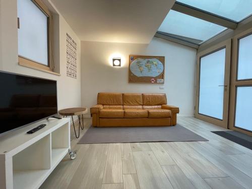 TV a/nebo společenská místnost v ubytování INTERNO 2 Este centro