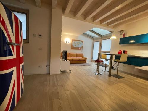 Kuchyň nebo kuchyňský kout v ubytování INTERNO 2 Este centro