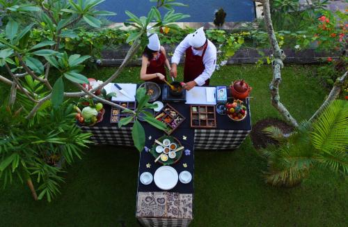 Κήπος έξω από το FuramaXclusive Resort & Villas, Ubud