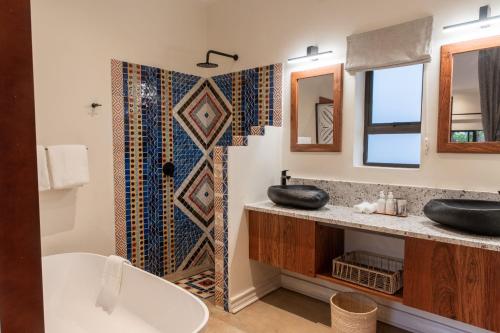 Vannituba majutusasutuses Shongwe Oasis