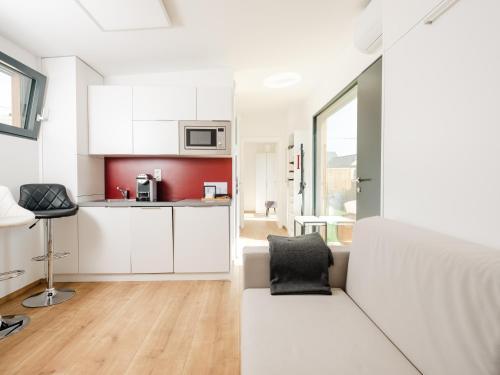 Una cocina o cocineta en Ipsmiller Appartements
