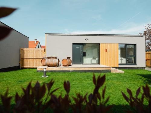 Un jardín fuera de Ipsmiller Appartements