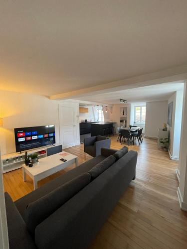 Posedenie v ubytovaní Le Krut' Appartement spacieux et lumineux de 108m2