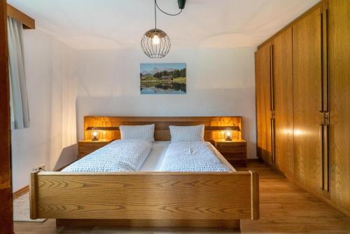 Ένα ή περισσότερα κρεβάτια σε δωμάτιο στο Ferienhaus Fratte