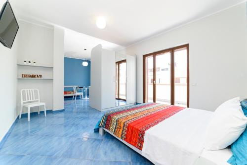 Katil atau katil-katil dalam bilik di Il Papavero Residence Arbostella