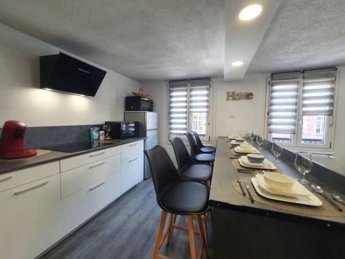 Η κουζίνα ή μικρή κουζίνα στο - 1 - Appartement charmant moderne 5 pers T3 73m2