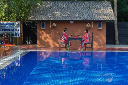 Piscina di Bagan View Hotel o nelle vicinanze