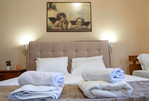 Cama o camas de una habitación en Koukonas