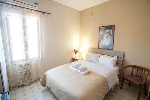 Cama o camas de una habitación en Koukonas