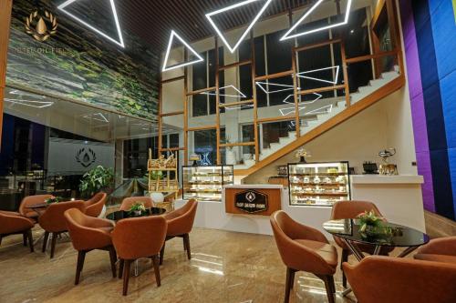 Hotel Oil Fieldにあるシーティングエリア