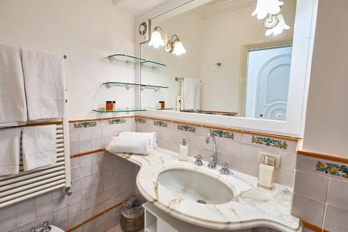 Koupelna v ubytování B&B Casa Silvana