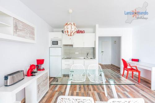 Kuchyň nebo kuchyňský kout v ubytování Vivienda Vacacional El Rinconcito