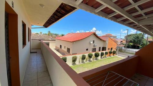 a view from the balcony of a house at Apartamentos PraiaMar in Ilha Comprida
