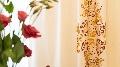 Um banheiro em Juma Historic Hotel