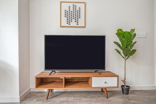 TV a/nebo společenská místnost v ubytování Kasa Bryn Mawr Minneapolis