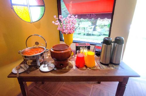 Kaffe- og tefaciliteter på Hotel Fazenda FASCINAÇÃO