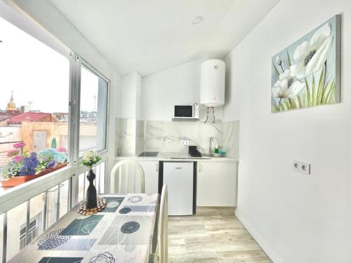 Kuchyňa alebo kuchynka v ubytovaní Sol Apartamentos Centro Histórico