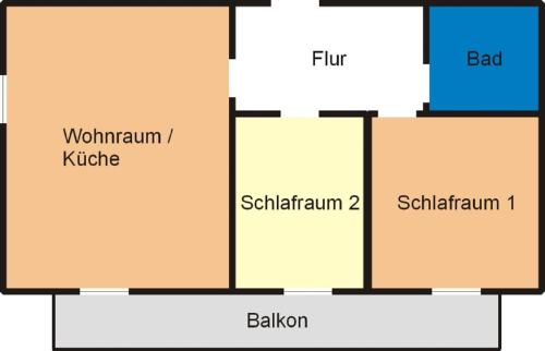 ein Blockdiagramm eines Gebäudes mit vier verschiedenen Etagen in der Unterkunft Ferienhaus Stockinger in Jandelsbrunn
