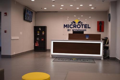 Microtel Inn & Suites by Wyndham Stockbridge/Atlanta I-75にあるテレビまたはエンターテインメントセンター