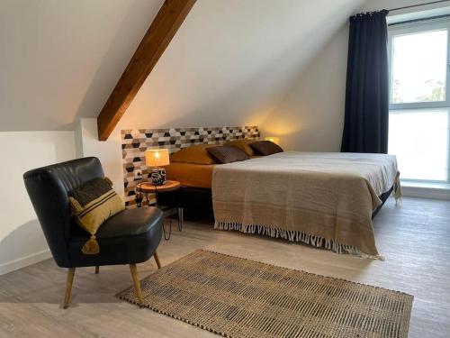 Katil atau katil-katil dalam bilik di le petit paradis