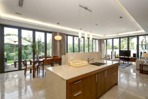 Χώρος καθιστικού στο Sunny Beach Villa
