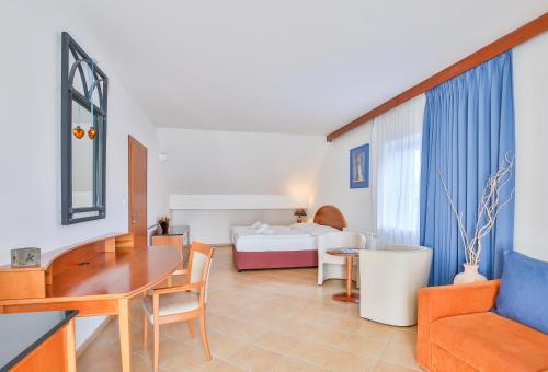 Katil atau katil-katil dalam bilik di Hotel Barborka