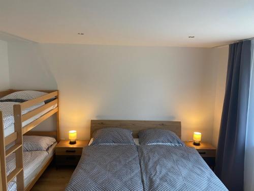 Postel nebo postele na pokoji v ubytování Bungalow