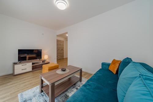 Χώρος καθιστικού στο M Apartments