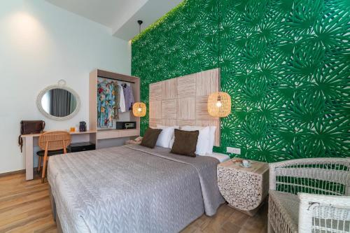 Кровать или кровати в номере Naillac Boutique Hotel