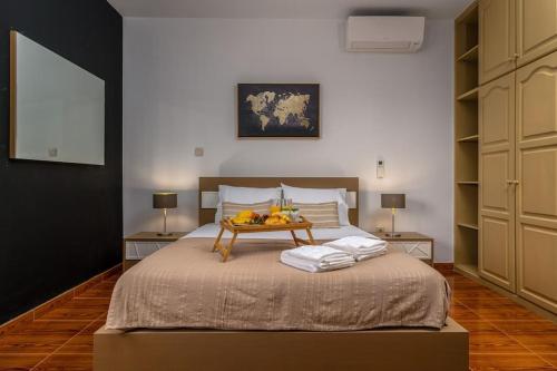 Katil atau katil-katil dalam bilik di Villa Salinas - Relax in the paradise surronded by nature and heated swimpool