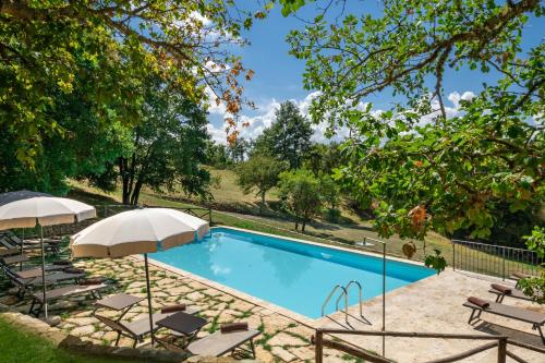 Πισίνα στο ή κοντά στο Villa Lucarella with pool, Air Con - San Casciano dei Bagni
