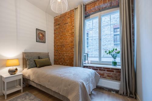 Ένα ή περισσότερα κρεβάτια σε δωμάτιο στο Rotermanni Apartment#Top location#Spacious#Free parking