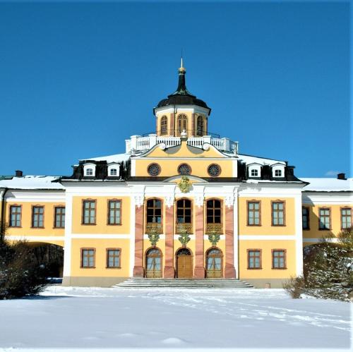 Blick auf Weimar kapag winter