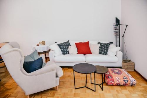 Posezení v ubytování Casa Celio Ambrì