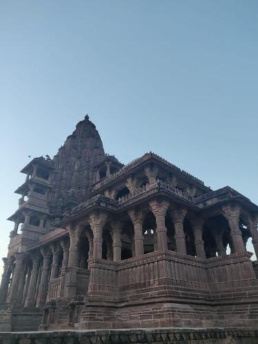 akritkritkritkrithist temple in front of the sky at RANGBAARI STAYS & CAFE in Jodhpur