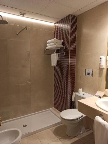 Koupelna v ubytování ARVA Spa París