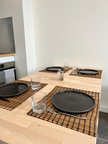 Dapur atau dapur kecil di Le Loft Jacuzzi