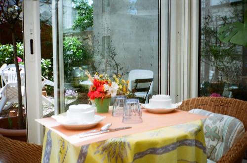 Ruang duduk di Hôtel Beauséjour