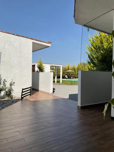 Balkón nebo terasa v ubytování HO Santa María Countryside Hotel Hospedaje