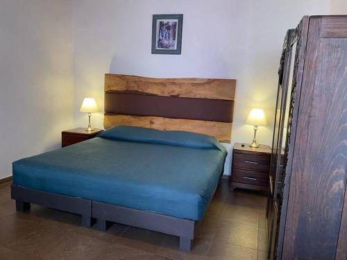 Un ou plusieurs lits dans un hébergement de l'établissement LA CASONA DEL DESIERTO hermosa, acogedora y centrica.
