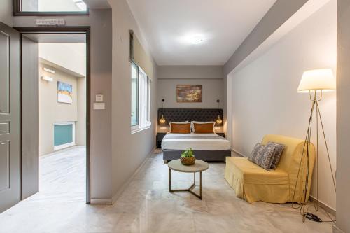 Zona de estar de Minaret Suites and Apartments