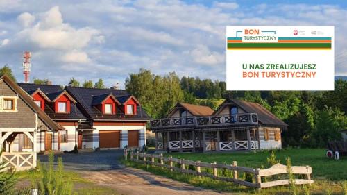 a rendering of a house with a barn at Ostoja Karkonoska in Podgórzyn