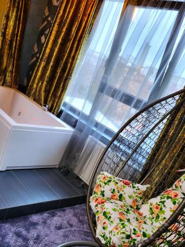 Ruang duduk di Hotel Central Club Sofia