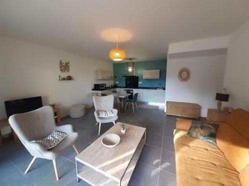 Dune Blanche 300 m de l'Océan, appartement neuf 6 personnes