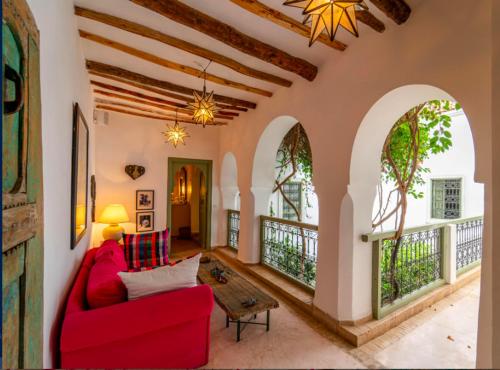 Balkon ili terasa u objektu Riad Timila